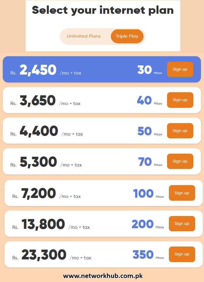 New Nayatel Packages 2025
