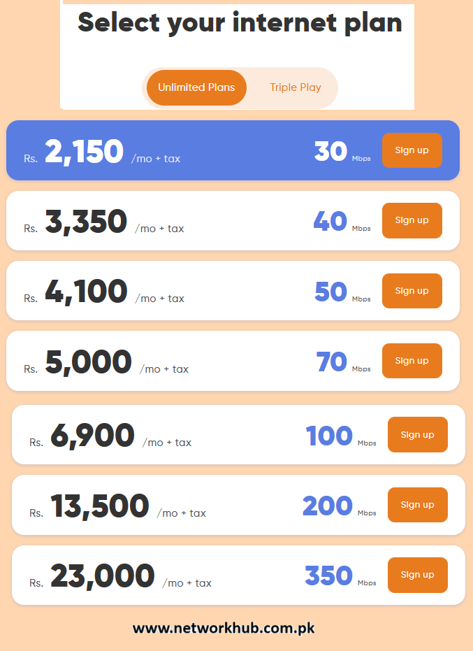 New Nayatel Packages 2025